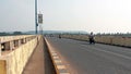 Big traffic on the Siolim bridge