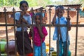 Children closeup, Rural people`s daily lifestyle in rural villag