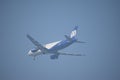 Goair flight taking off from New Delhi airport