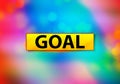 Goal Abstract Colorful Background Bokeh Design Illustration