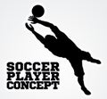 Goal Keeper Soccer Player Silhouette Royalty Free Stock Photo