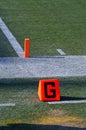 Goal Line Royalty Free Stock Photo