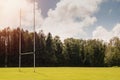 Goal post for Irish national sports rugby, hurling, caomogie, football
