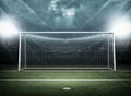 Goal post, soccer concept