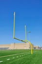 Goal Posts on American Football Field Royalty Free Stock Photo