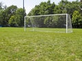 Goal Posts on soccer field Royalty Free Stock Photo