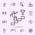 goal seeking behavior icon. Universal set of web mix for website design and development, app development