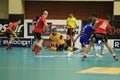 Goalie Roman Ciompa - floorball Royalty Free Stock Photo