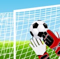 Goalkeeper Royalty Free Stock Photo