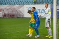 Goalkeeper Anton Shunin (1) Royalty Free Stock Photo