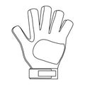 goalkeeper glove icon