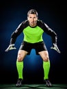 Goalkeeper soccer man