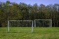 Goalposts ready for a kick around