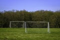 Goalposts ready for a kick around