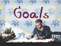 Goals Aim Aspiration Dreams Inspiration Target Concept