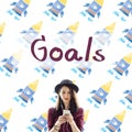 Goals Aim Aspiration Dreams Inspiration Target Concept