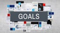 Goals Aim Aspiration Motivation Target Vision Concept Royalty Free Stock Photo