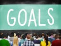 Goals Aspiration Achievement Inspiration Target Concept