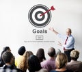 Goals Aspiration Dreams Believe Aim Target Concept Royalty Free Stock Photo