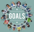 Goals Mission Hopeful Success Aim Concept