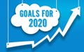 Goals for 2020 - new year plans Royalty Free Stock Photo