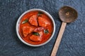 Goan red fish curry, Indian fish curry Royalty Free Stock Photo