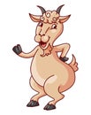 Goat Cartoon Illustration Royalty Free Stock Photo