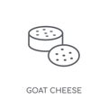 Goat Cheese linear icon. Modern outline Goat Cheese logo concept
