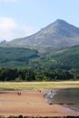 Goat Fell and Brodick Bay, Isle of Arran, Scotland Royalty Free Stock Photo