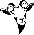 Goat head vector