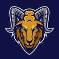 Goat mascot logo