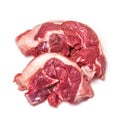 Goat meat leg steaks