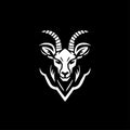 Goat - minimalist and simple silhouette - vector illustration Royalty Free Stock Photo