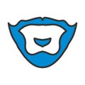 Goatee Icon Royalty Free Stock Photo