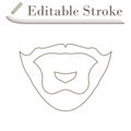 Goatee Icon Royalty Free Stock Photo