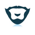Goatee icon Royalty Free Stock Photo