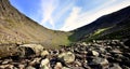 Goats water over flow into Torver Beck Royalty Free Stock Photo