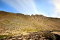 Goats water over flow into Torver Beck Royalty Free Stock Photo