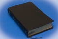 A goatskin leather bound Newberry version of the King James Bible Royalty Free Stock Photo