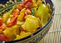 Gobhi Aloo Mutter Royalty Free Stock Photo