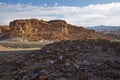 The Gobi Desert scene Royalty Free Stock Photo