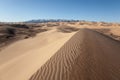 Gobi Desert Singing Sand Dunes mountain at background