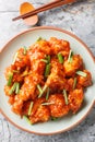Gobi Manchurian is an Indo-Chinese appetizer crispy and crunchy fried cauliflower coated in a sweet, tangy, umami chili sauce