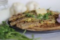 Gobi paratha or cauliflower paratha is a type of paratha or parantha or flatbread, that is stuffed with flavoured cauliflower and