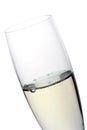 Goblet glass with champaign Royalty Free Stock Photo