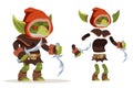 Goblin assassin outlaw thief burglar evil minion dungeon monster fantasy medieval action RPG game character layered