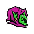 Goblin Head Mascot