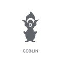 Goblin icon. Trendy Goblin logo concept on white background from