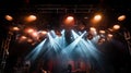 gobo musical theatre lights Royalty Free Stock Photo