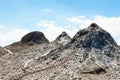 Gobustan mud volcano in Azerbaijan Royalty Free Stock Photo